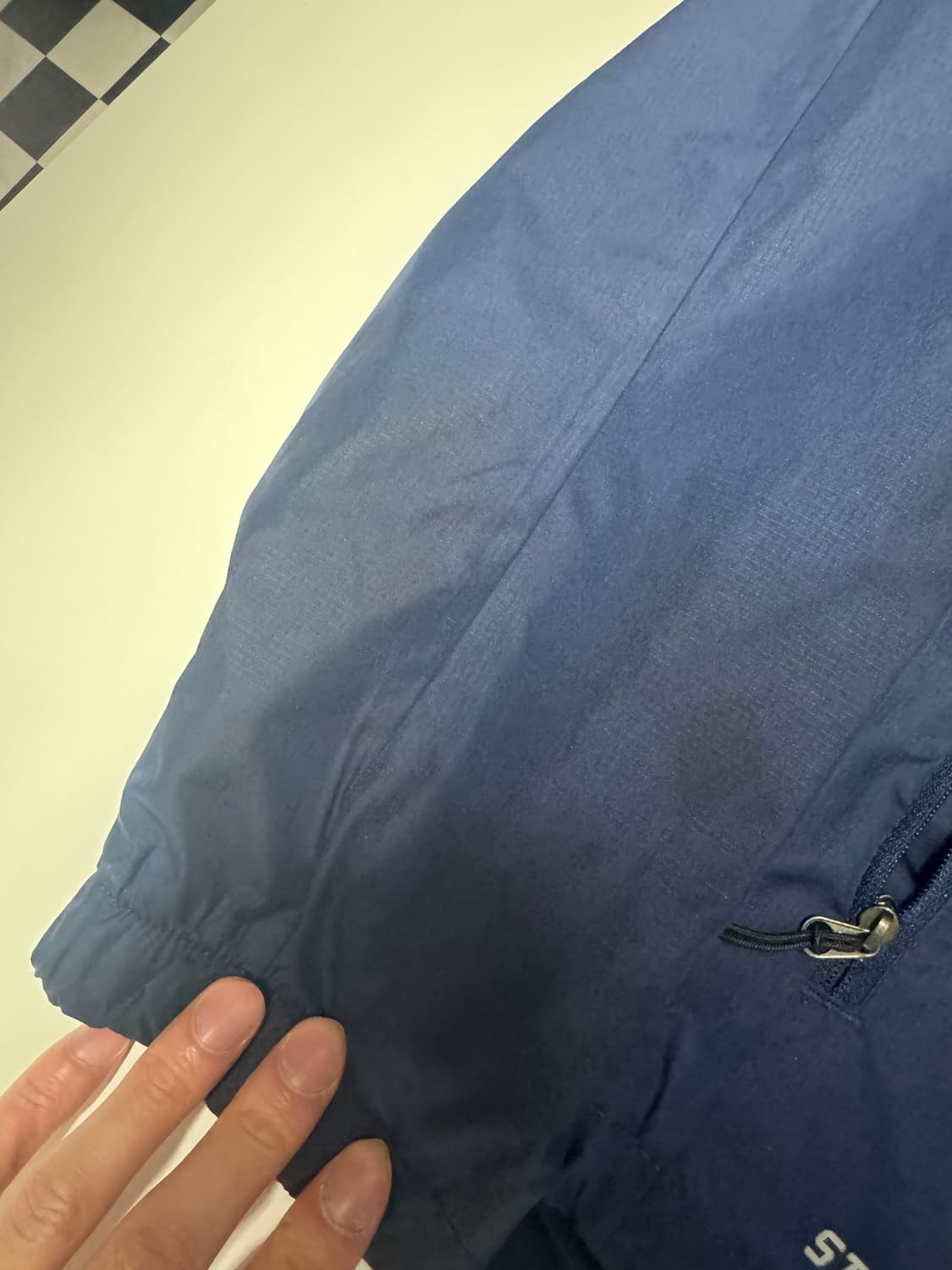 희귀!! 나이키 올드스쿨 FC 바르셀로나 후드 바람막이 네이비 상품이미지5