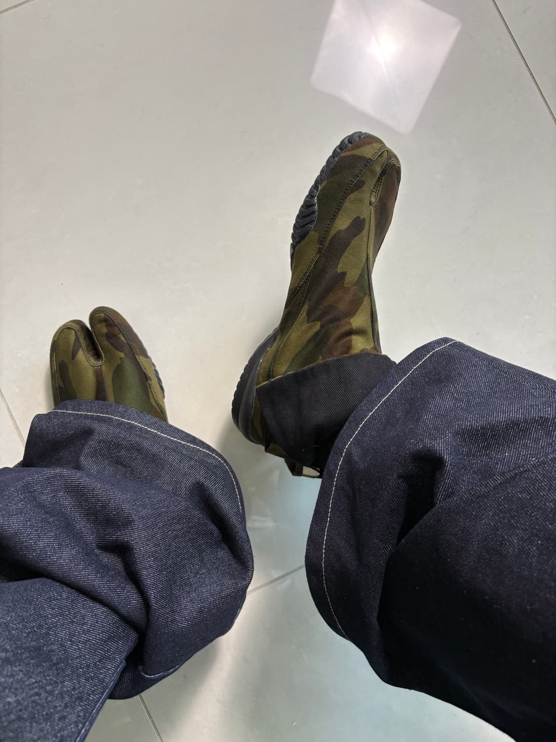 TABI-JI cotton shoes camo 타비 코튼 슈즈 상품이미지4