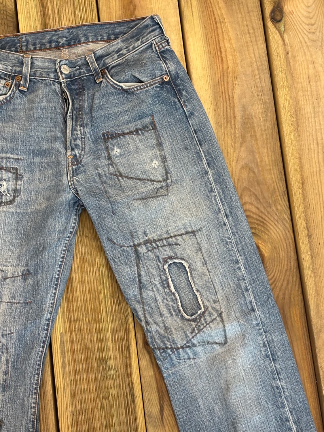     Levi’s 501 아트 리페어 스트레이트 데님 상품이미지8