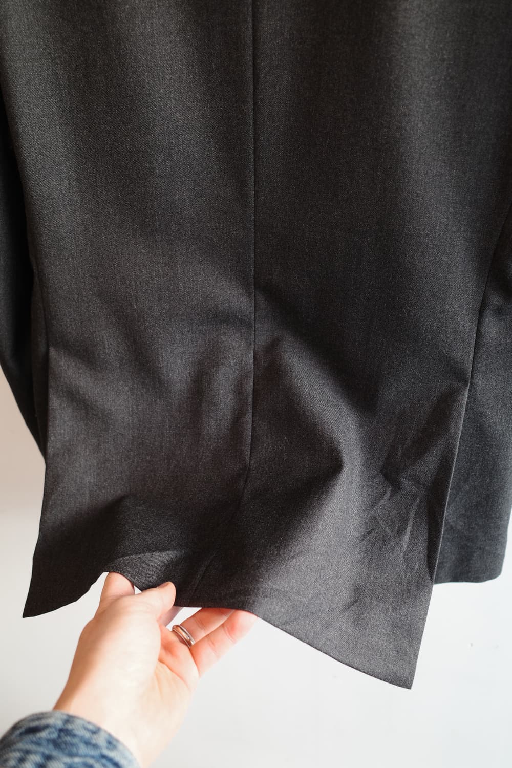 DAKS 닥스 은장 울 싱글자켓 (챠콜그레이) 상품이미지9