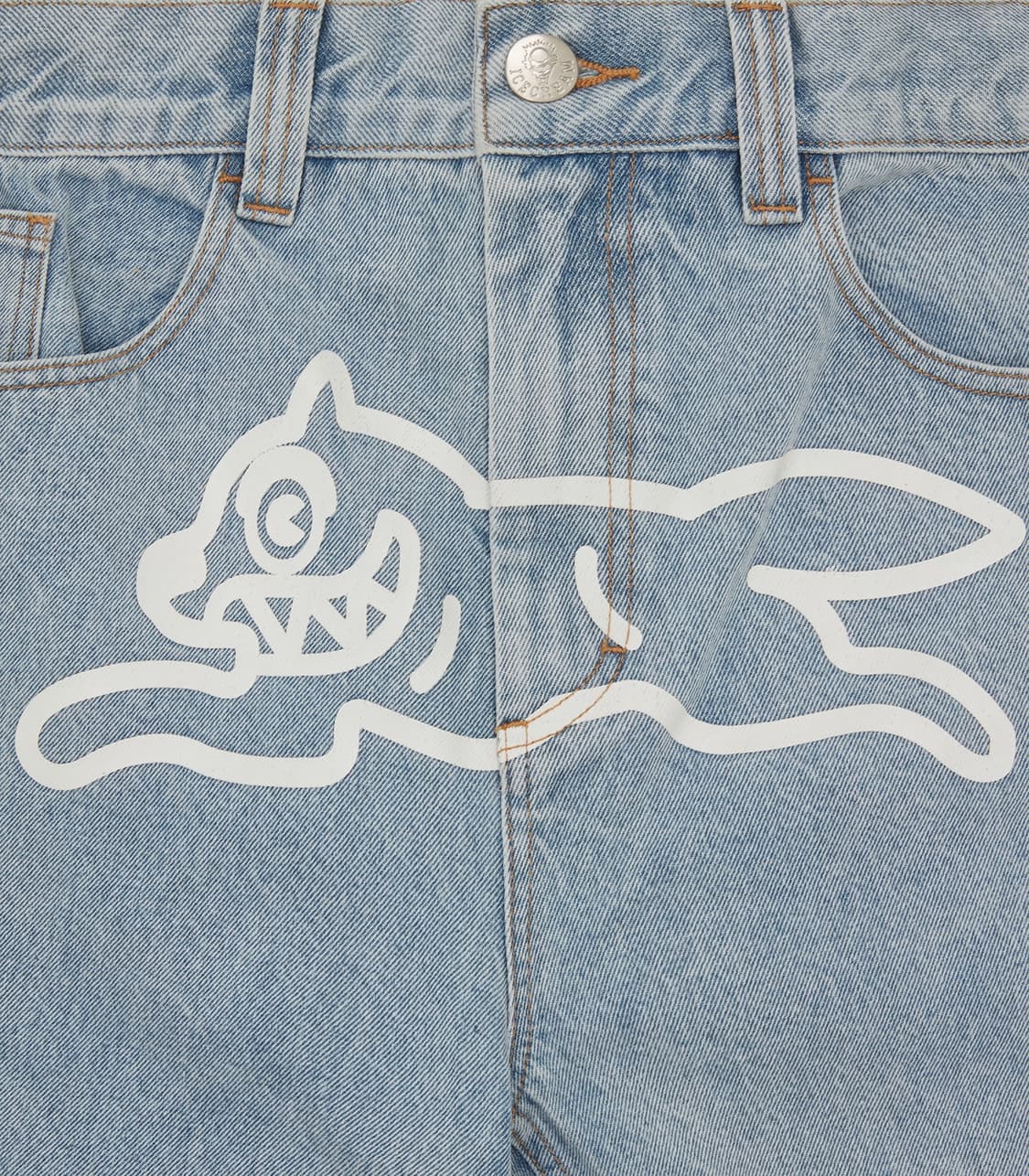 [30,32,34]BBC 아이스크림 26ss 러닝 도그 데님 팬츠/블루 상품이미지3