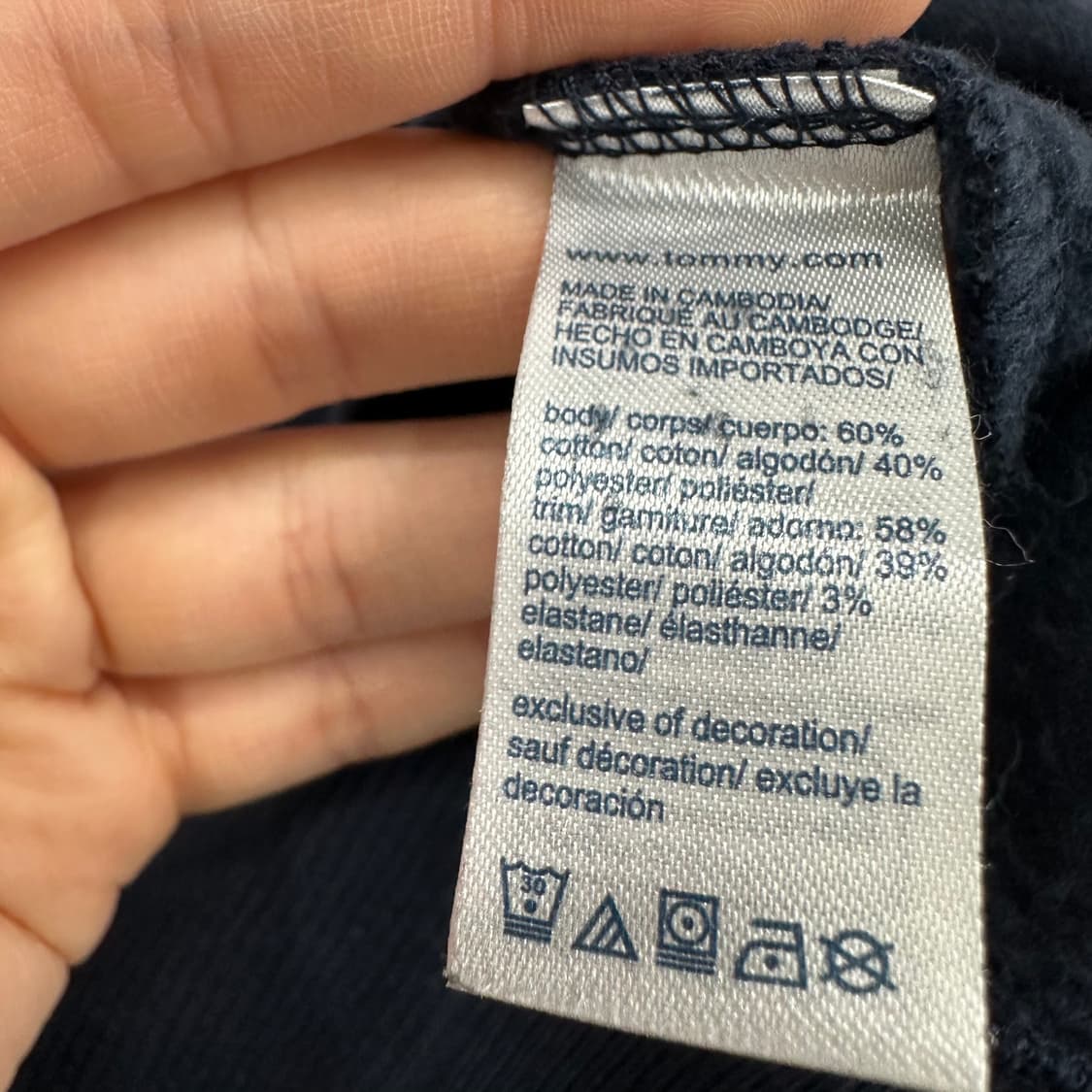 105 타미힐피거 남자 루즈핏 맨투맨 상품이미지4