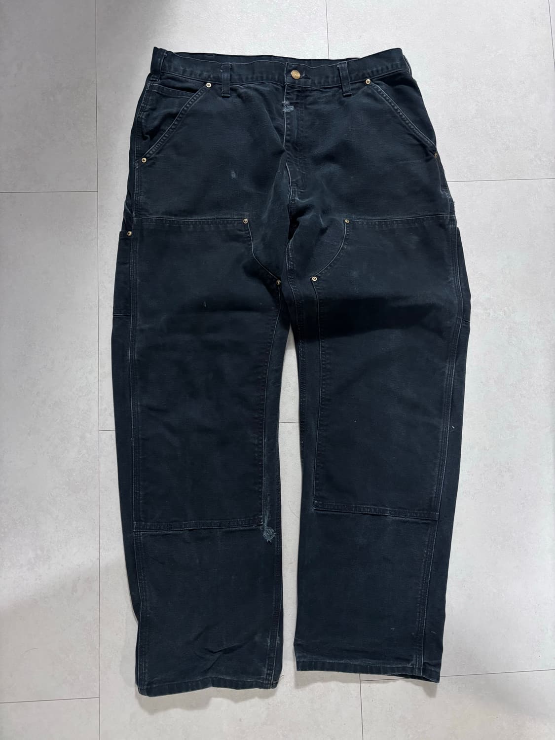 [34]칼하트 b01 더블니 블랙 상품이미지3