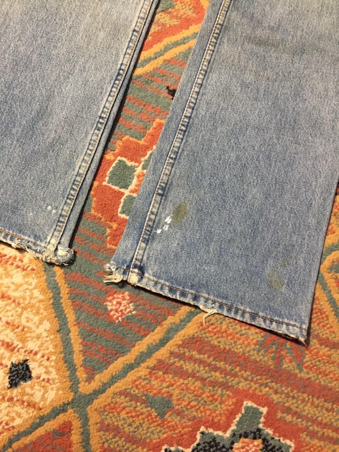 90‘s 리바이스 517 사시코 히피 리페어 데님 상품이미지5