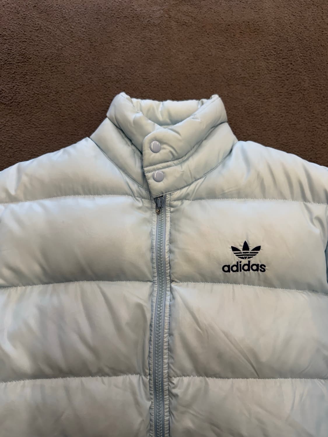 아디다스 70s 초대장 경량 패딩 일본판 스카이  상품이미지2