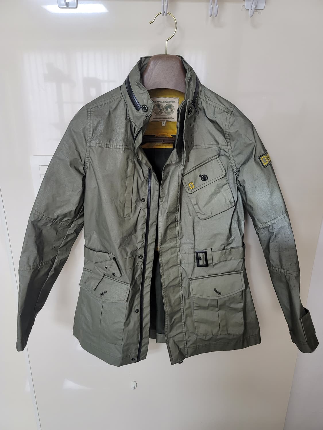 내셔널지오그래픽 스카치 자켓 여성 85 상태극상 상품이미지1