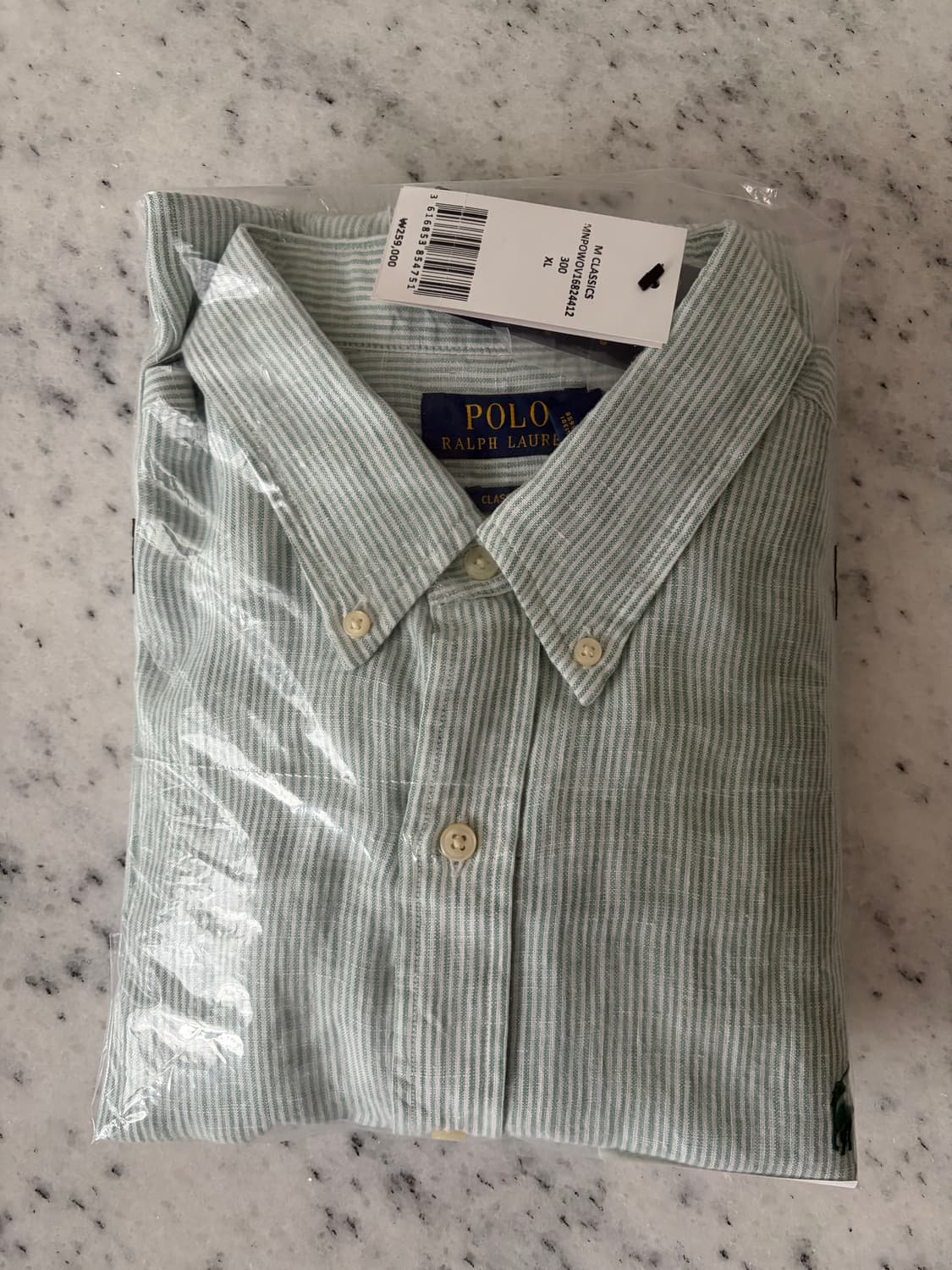 폴로/25ss 스트라이프 린넨 셔츠/XL 상품이미지2