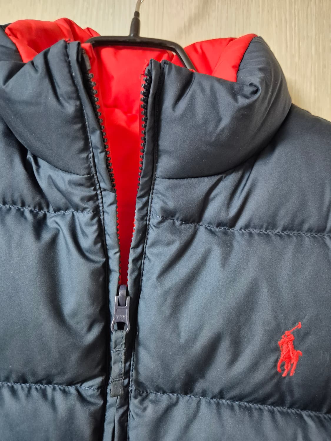 폴로 랄프로렌 다운 패딩 조끼 여성 55 양면베스트 리버시블 상품이미지4