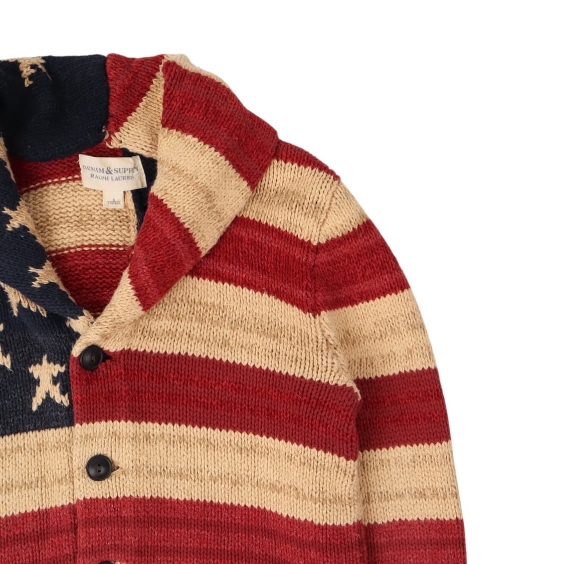 데님앤서플라이 아메리칸 숄카라 니트 가디건 상품이미지3