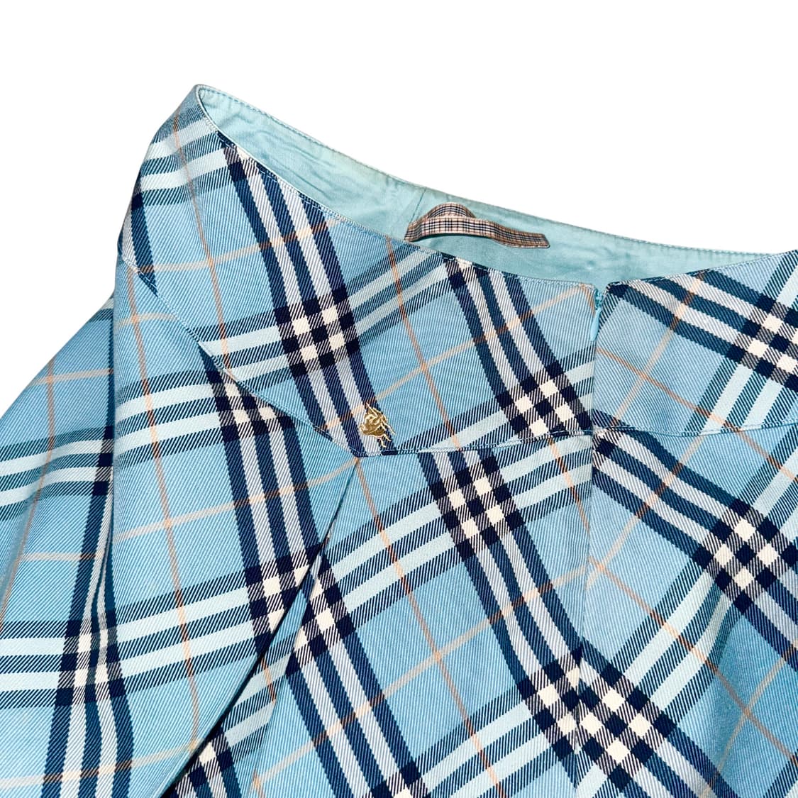 Baby Blue Check Skirt 상품이미지8