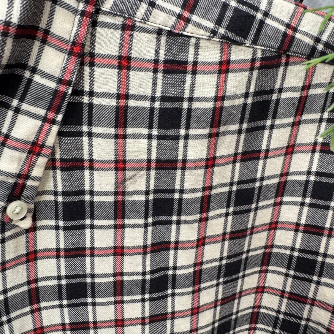 폴로 랄프로렌 긴팔 체크 셔츠 레드 포니 로고 포인트 네이비레드 상품이미지8