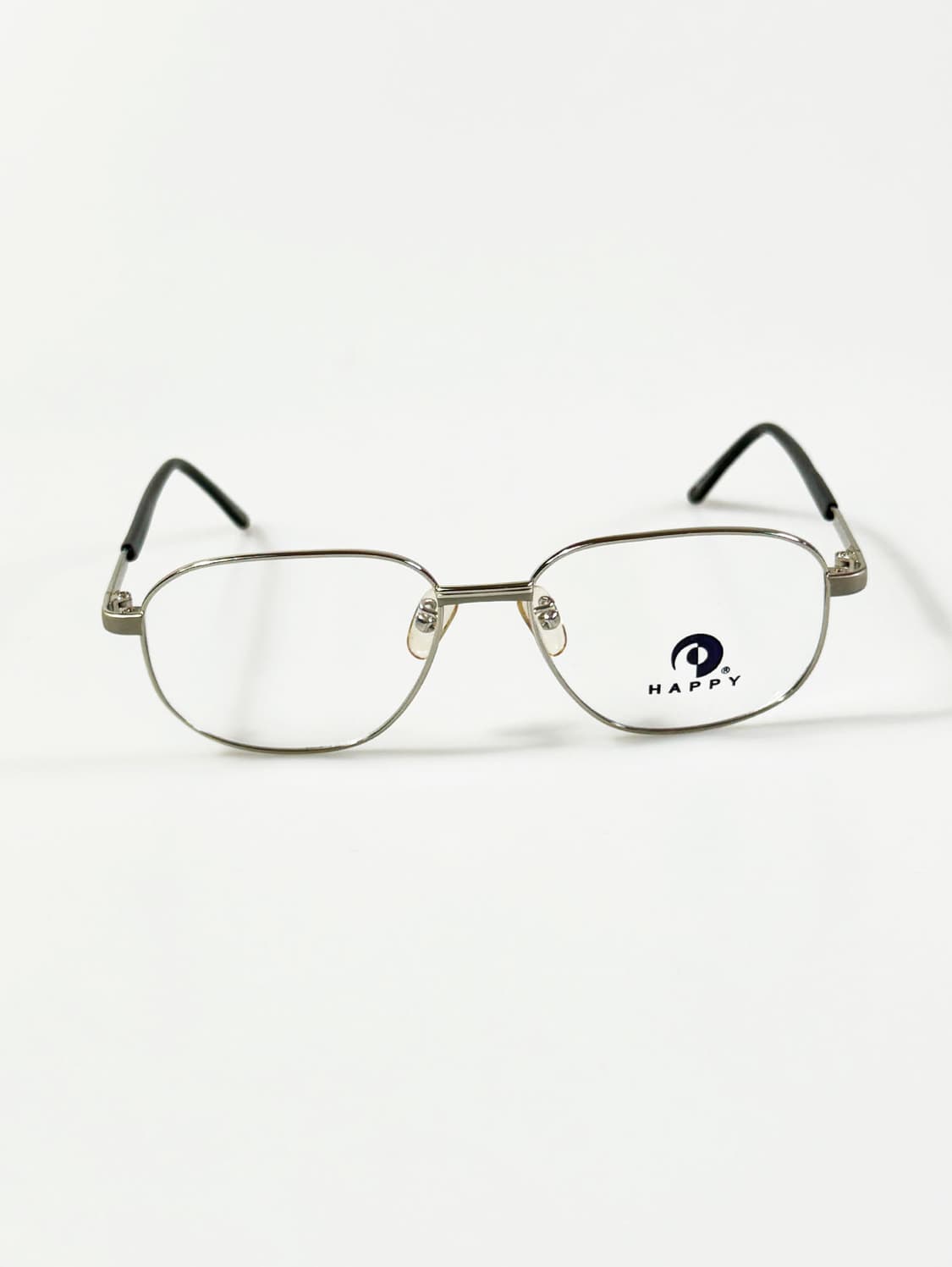90s HAPPY 실버 메탈 슬림 스퀘어 빈티지 안경 상품이미지1