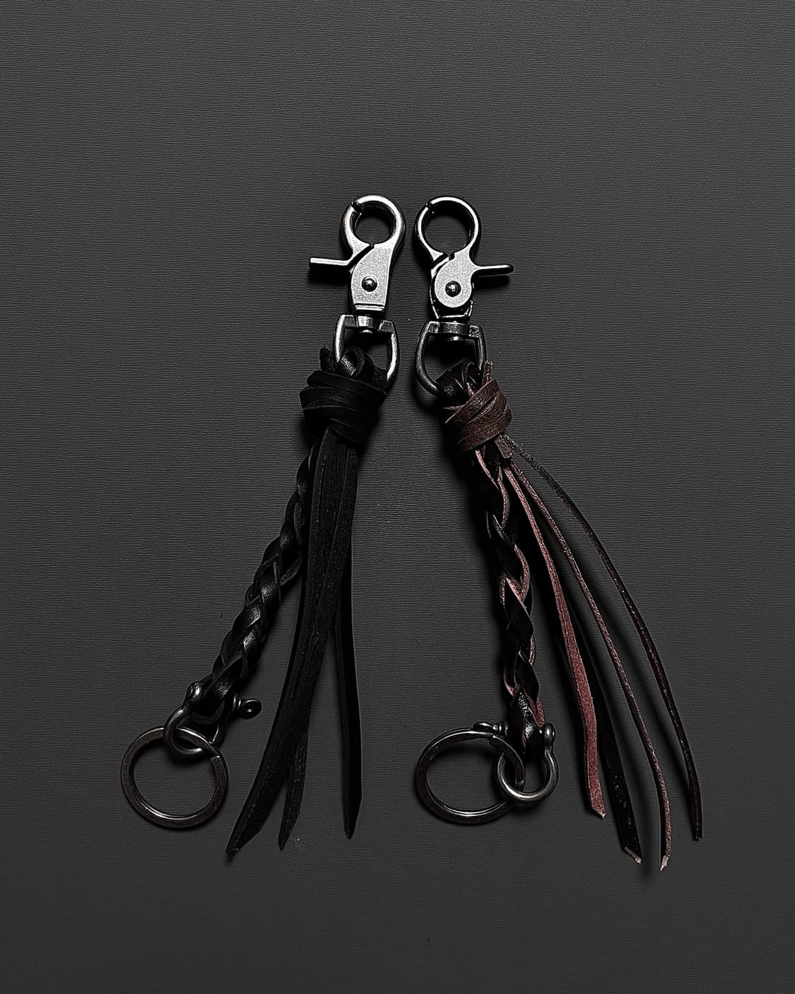 레더 테슬 키링 (2color) 상품이미지1