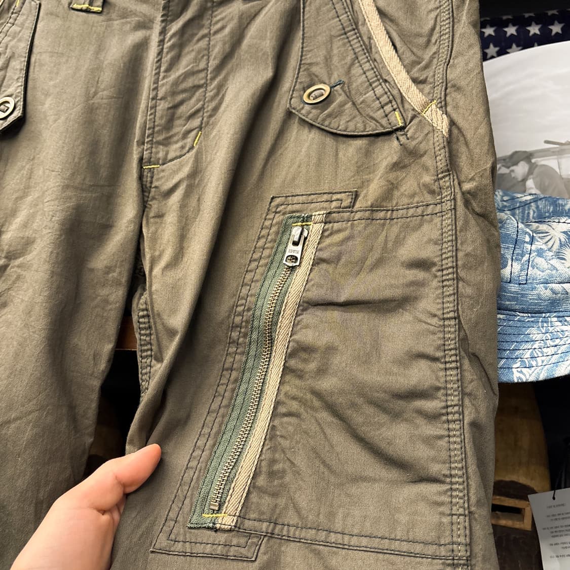 에드윈 익스클루시브 라인 유틸리티 스티치 카고팬츠 N1257   상품이미지5