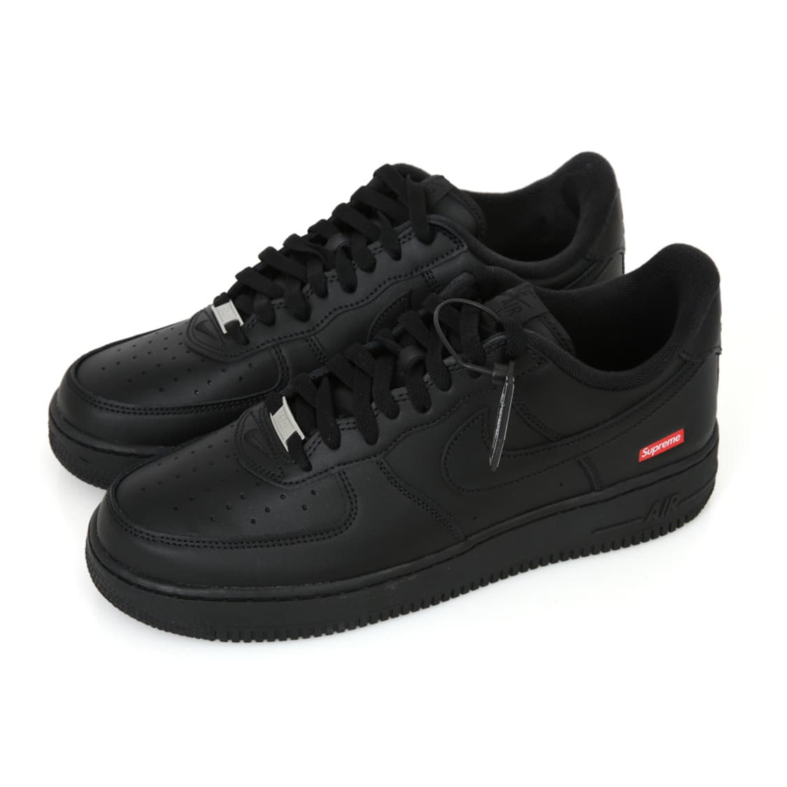 나이키 X 슈프림 에어포스1 로우 블랙 CU9225-001 올검포스 상품이미지2