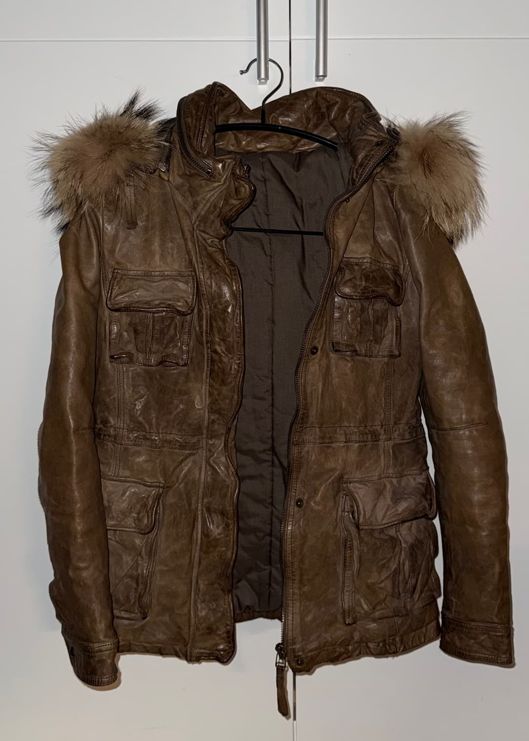 양가죽 퍼 아우터 상품이미지1