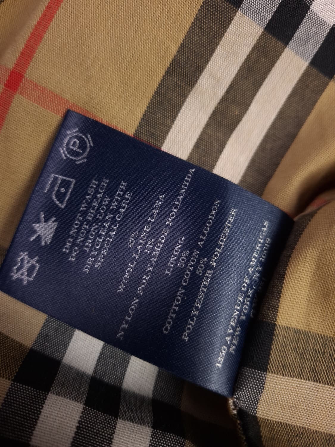 새제품 오리지날 미국제조 버버리 울 헤링턴 자켓 상품이미지5