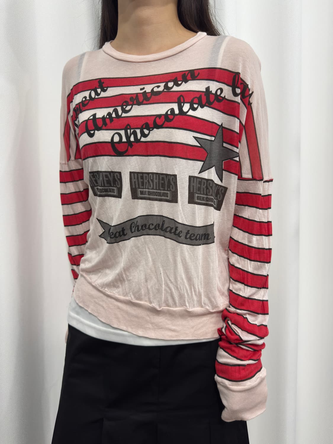 hershey’s chocolate knit top 상품이미지2