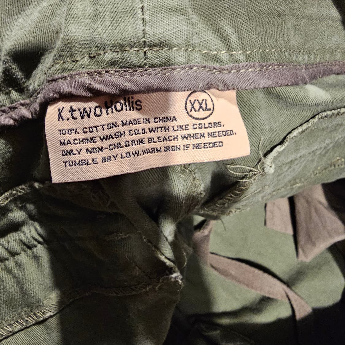 K.twoHollis 밀리터리 카고 팬츠 2XL 상품이미지5