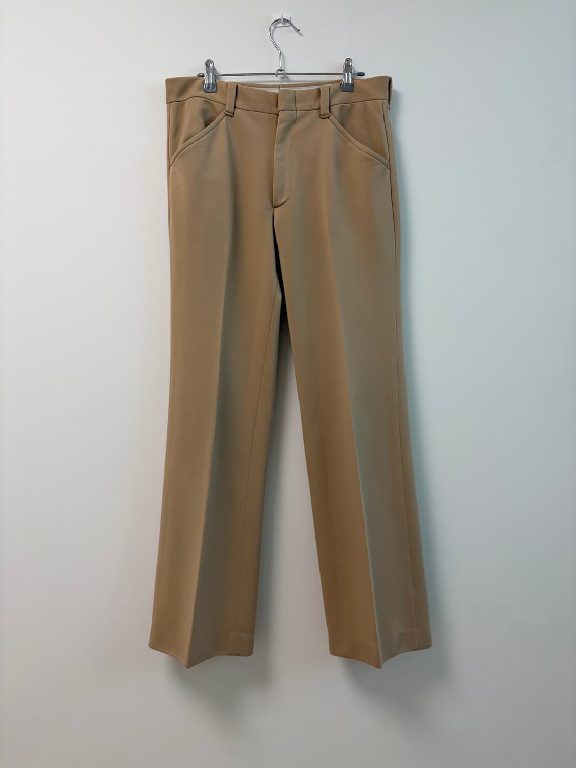베이지색 남자 부츠컷 슬랙스 (32inch) 상품이미지1