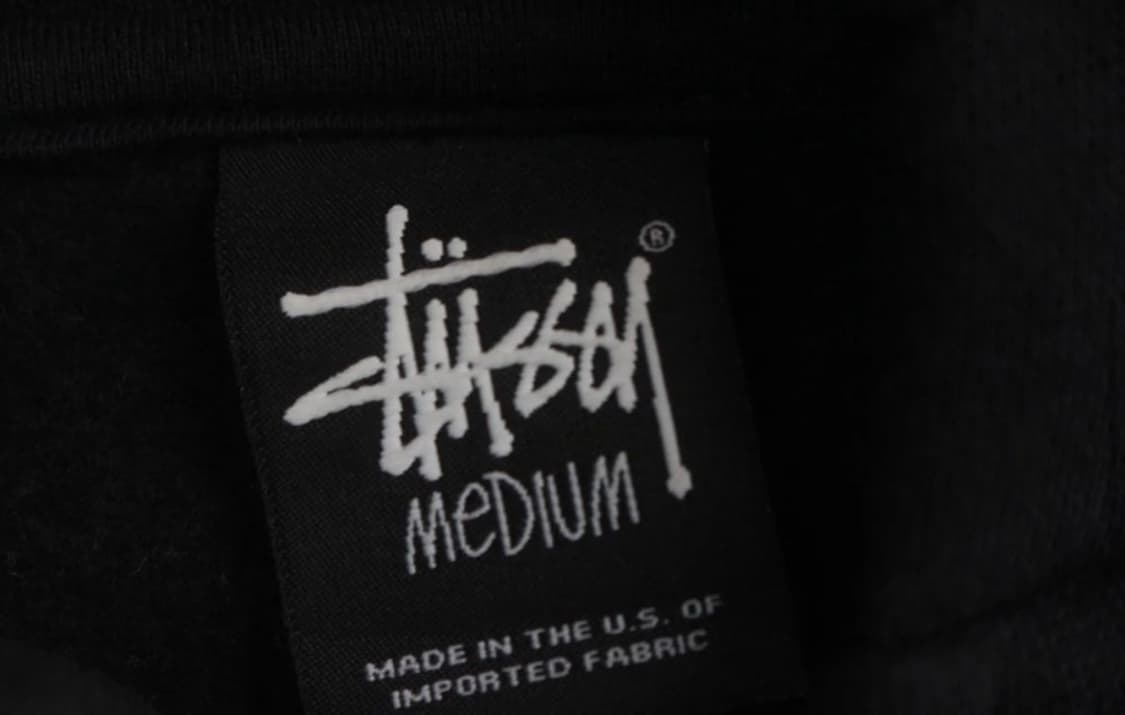 스투시 월드투어 레터링 후드집업 상품이미지2