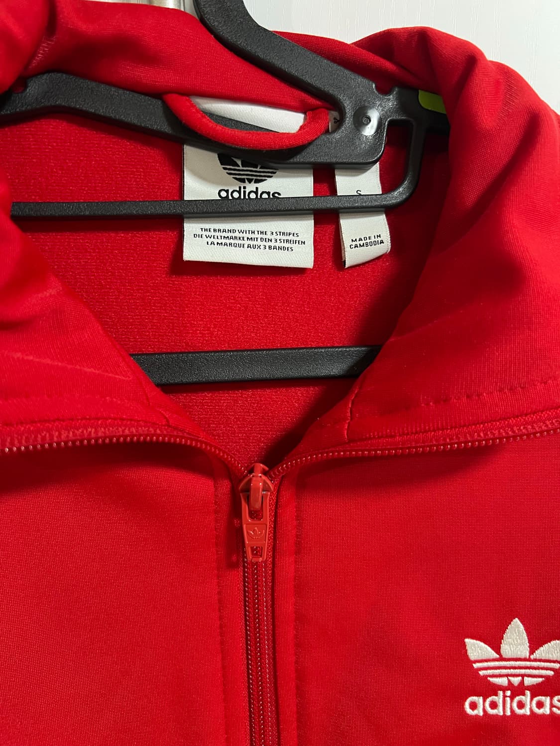 아디다스 빨강 져지 s 상품이미지2