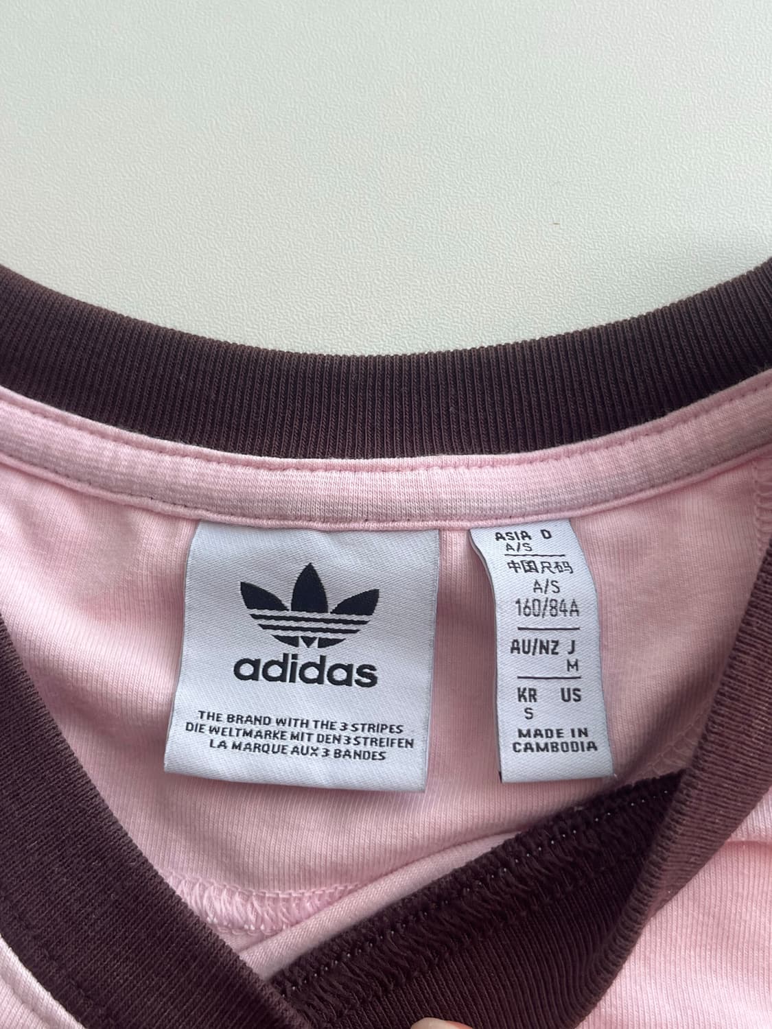 아디다스 핑크브라운 티 Retro Graphic T-Shirt Pink 상품이미지2