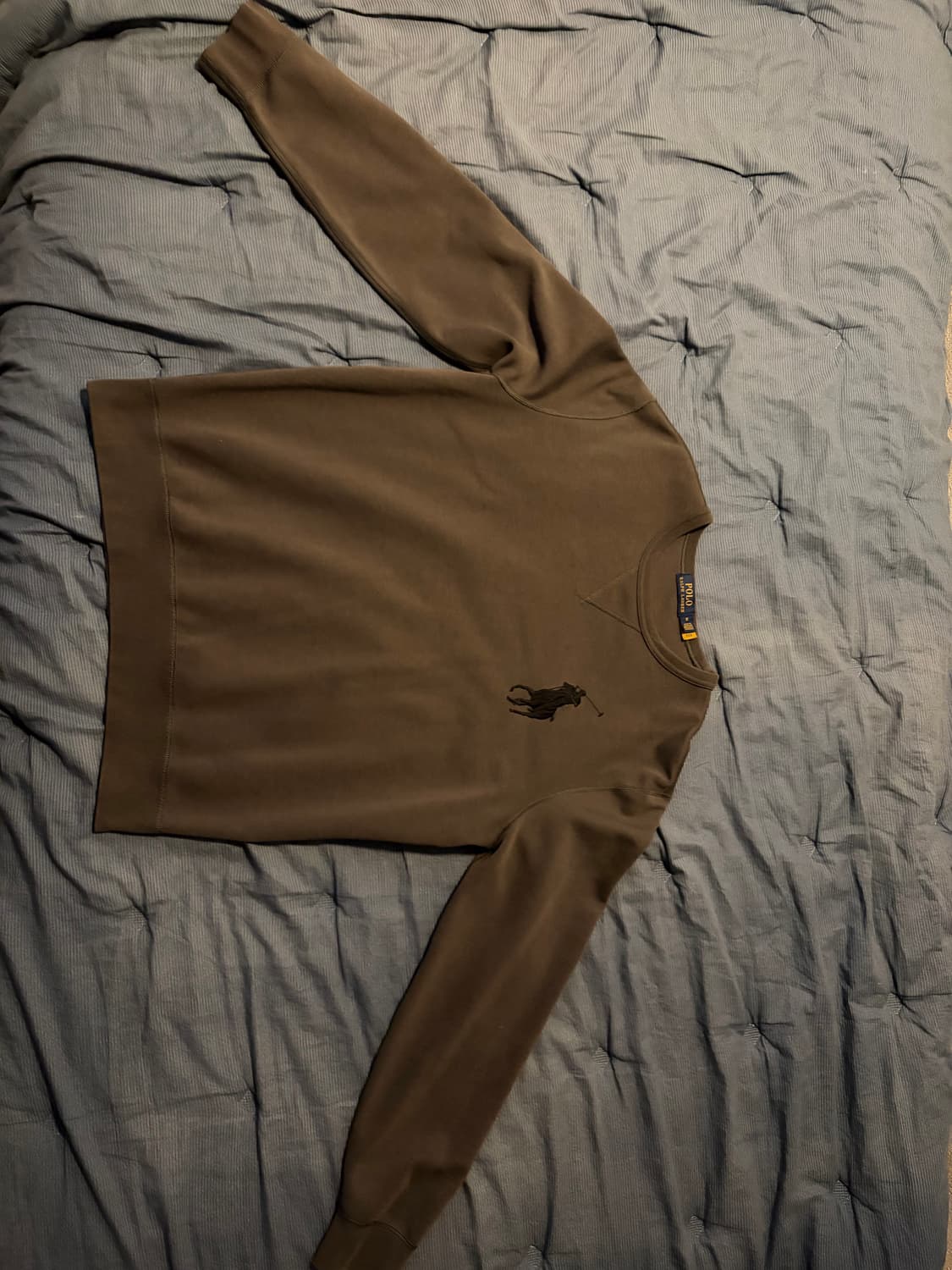 폴로 빅포니 맨투맨 (차콜) 상품이미지2