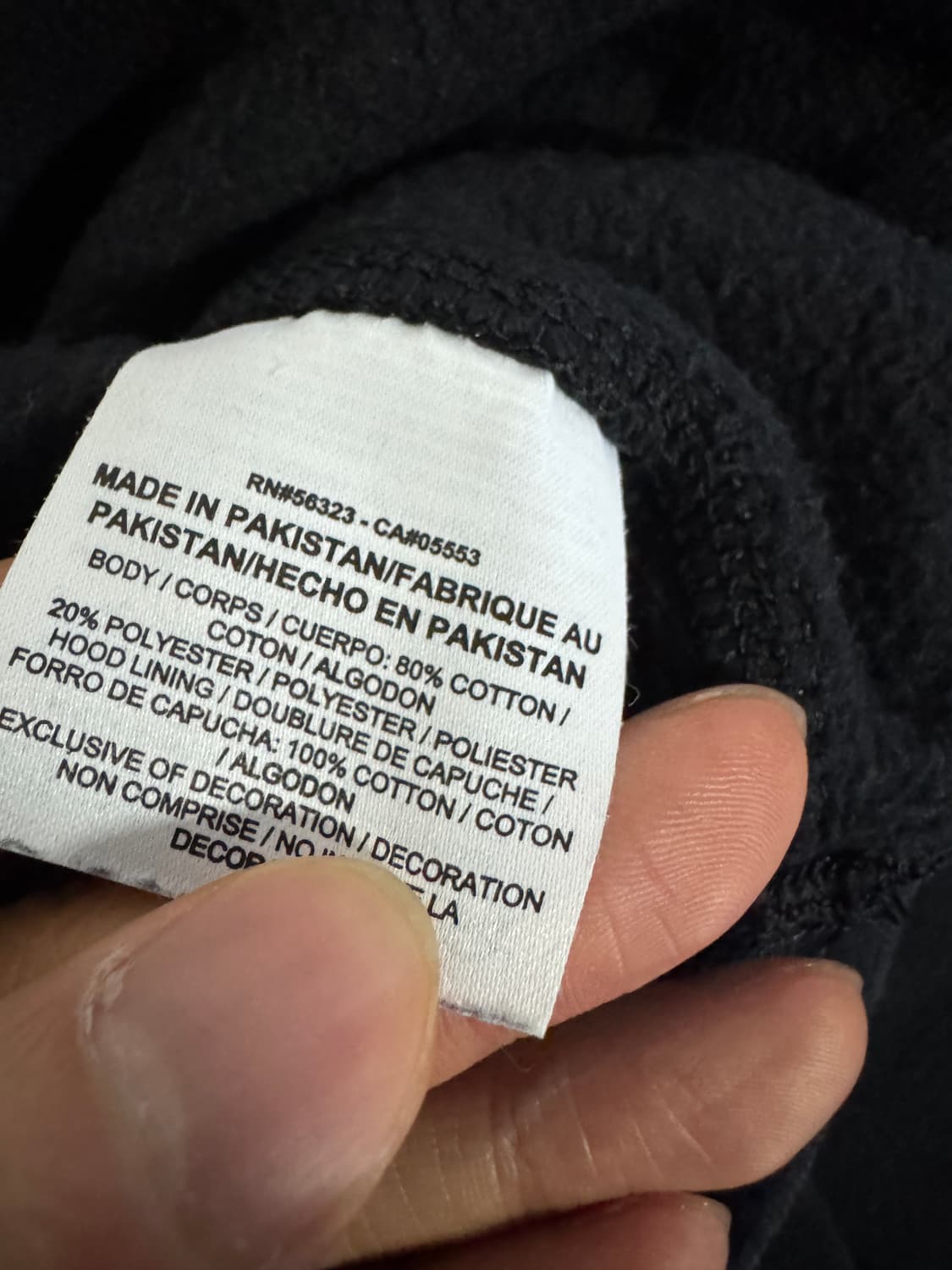 나이키 솔로 스우시 블랙 기모 후드티 M ~ L 상품이미지4