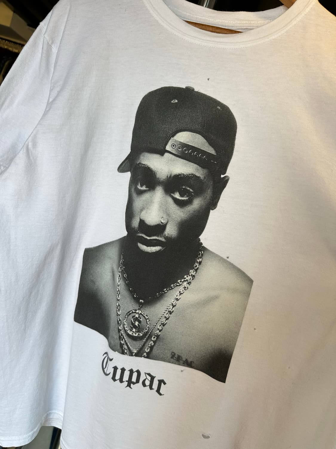 투팍 2pac 래퍼 프린팅 티셔츠 상품이미지3