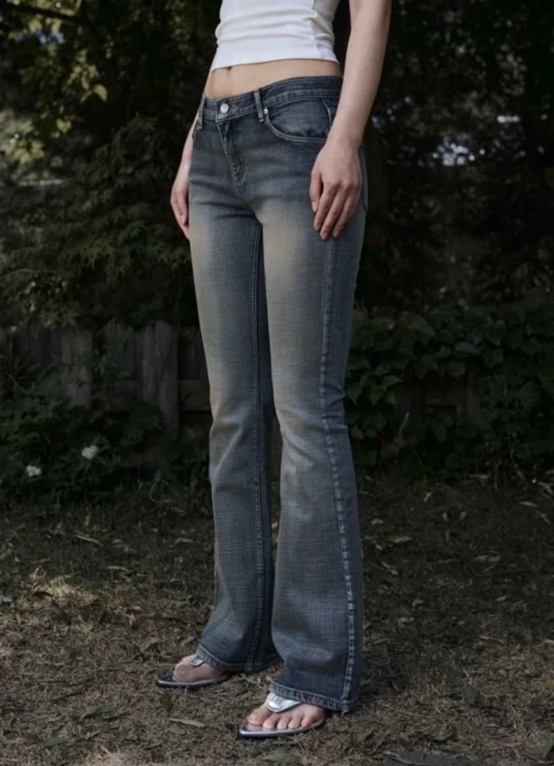 보헤미안서울 부츠컷 데님 블루 상품이미지2