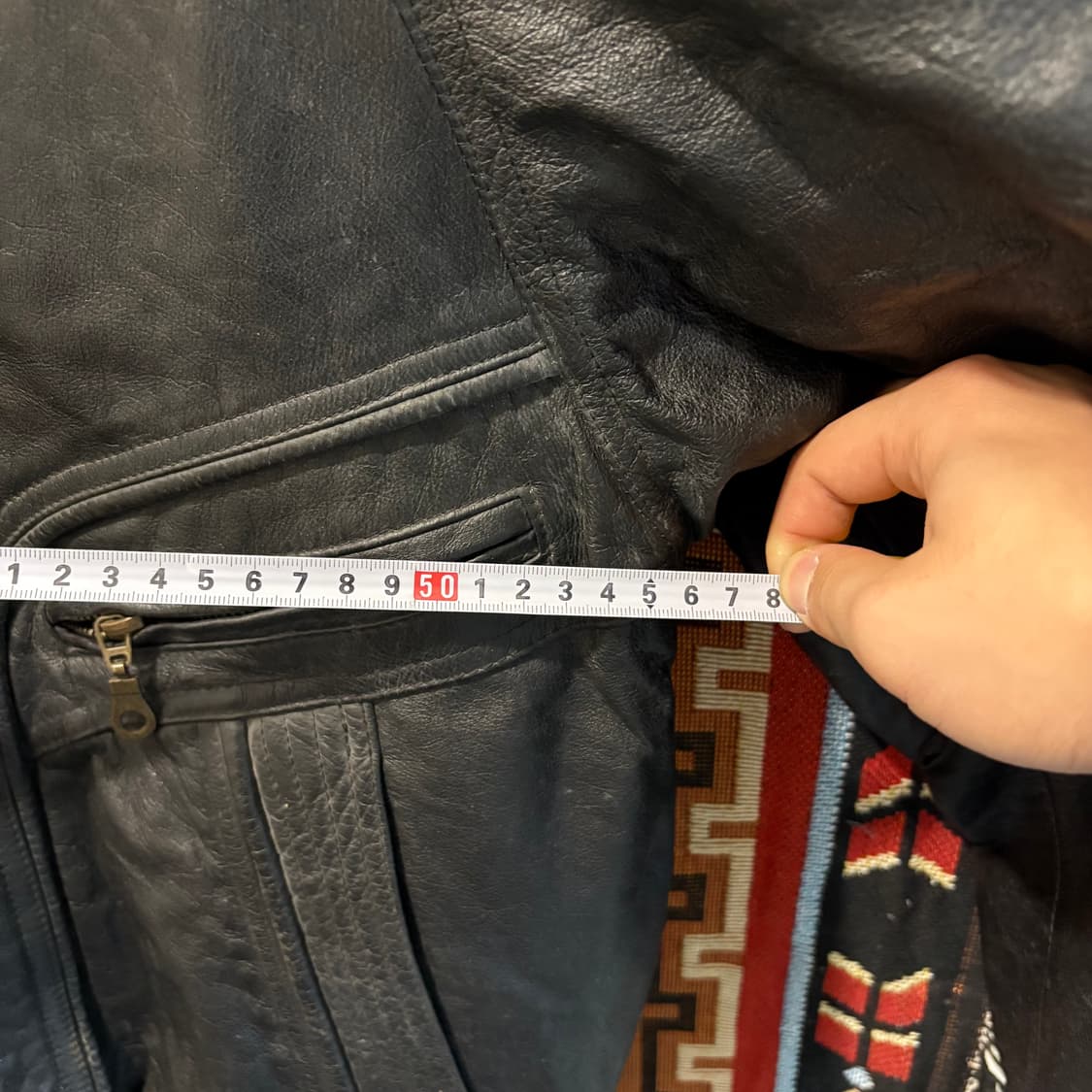 빈티지 양가죽 무스탕 레더자켓 상품이미지10