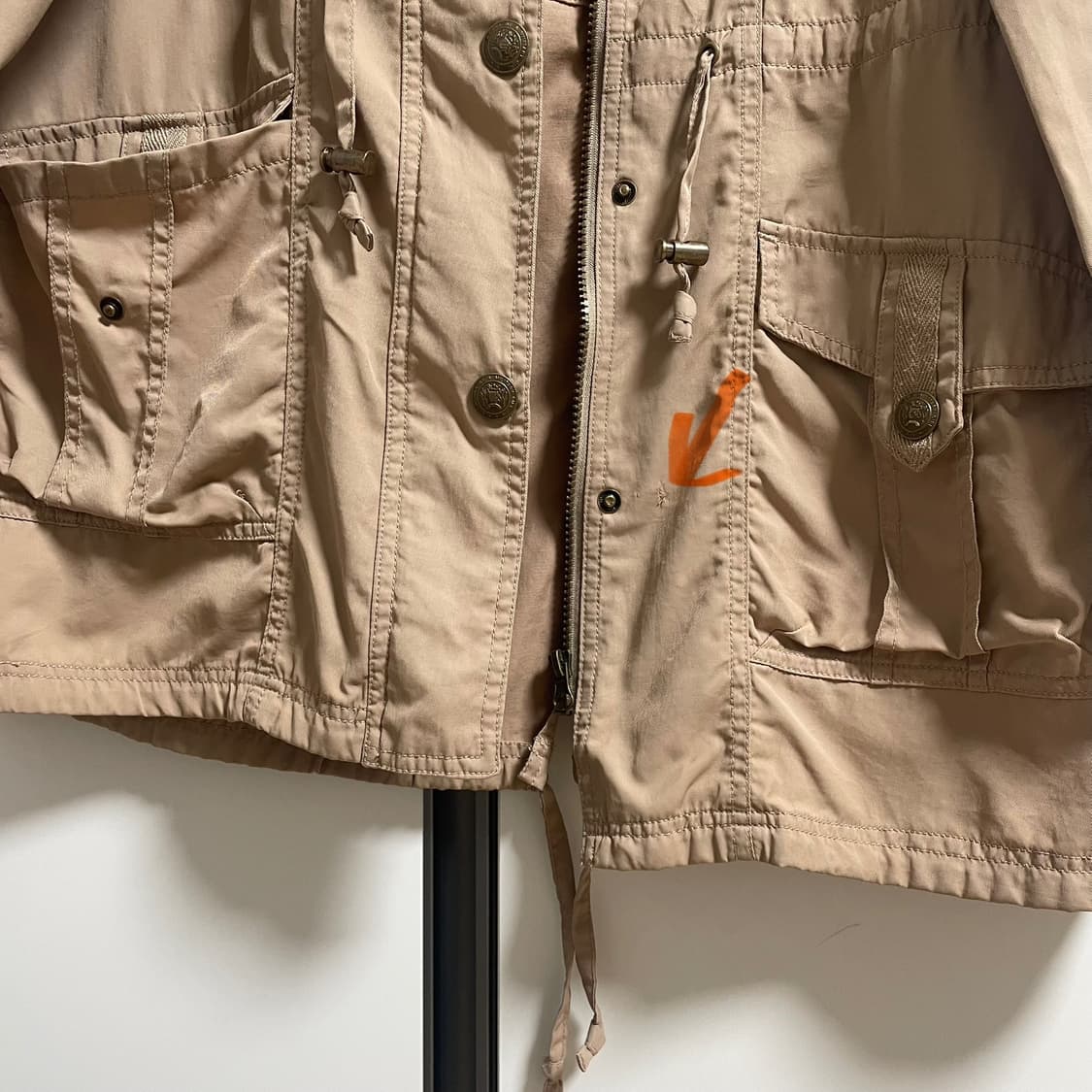 모리걸 브라운 야상 #봄야상 #야상 #브라운 #아이보리야상 상품이미지6