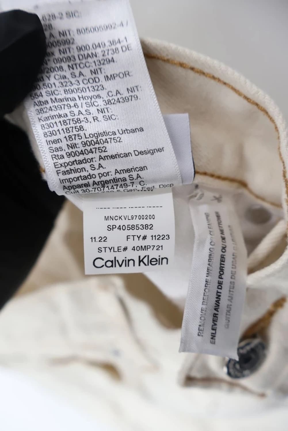 Calvin Klein Relaxed Straight Jeans 상품이미지10