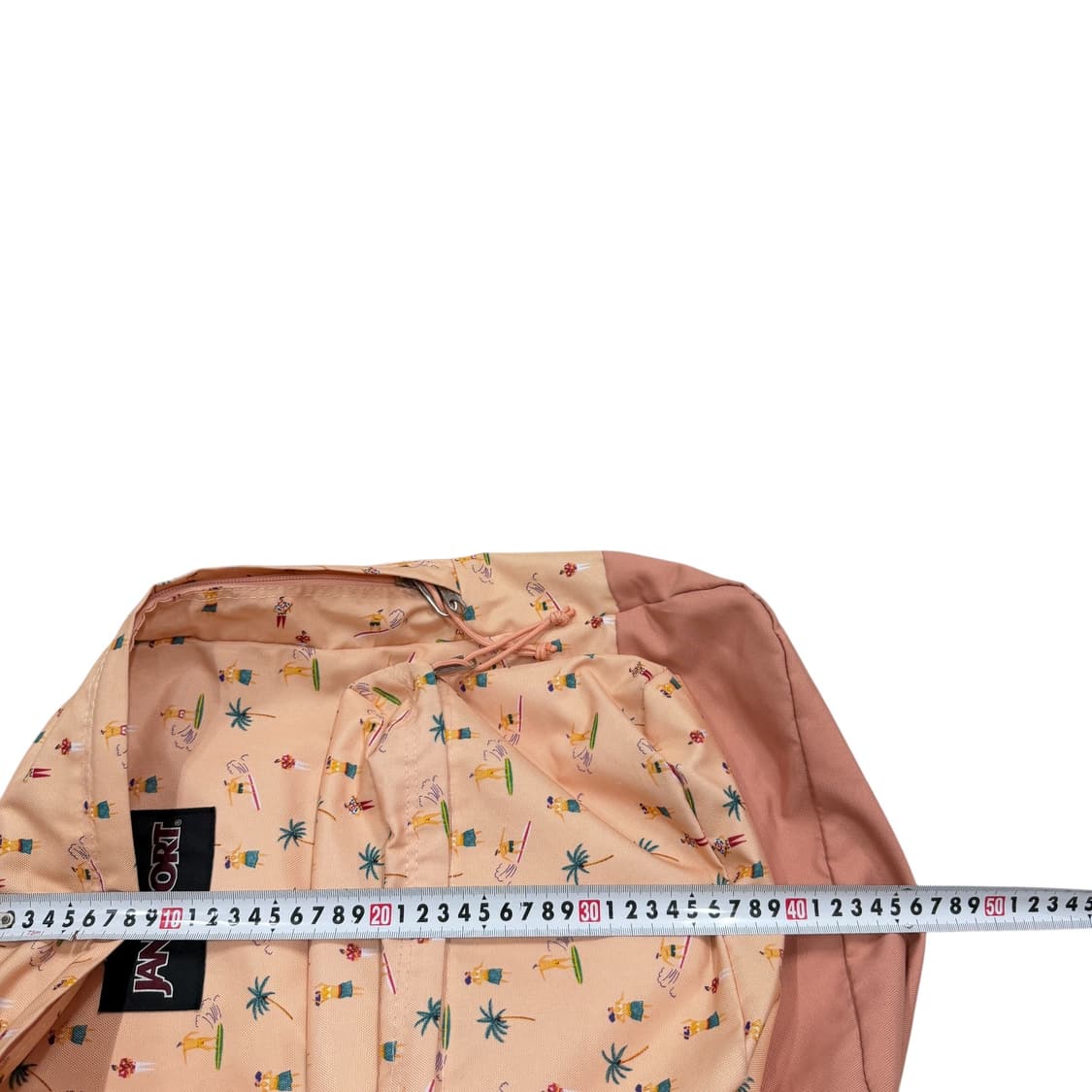 잔스포츠 빈티지 슈퍼브레이크 하와이안 서핑 패턴 백팩 가방 코랄핑크 상품이미지6