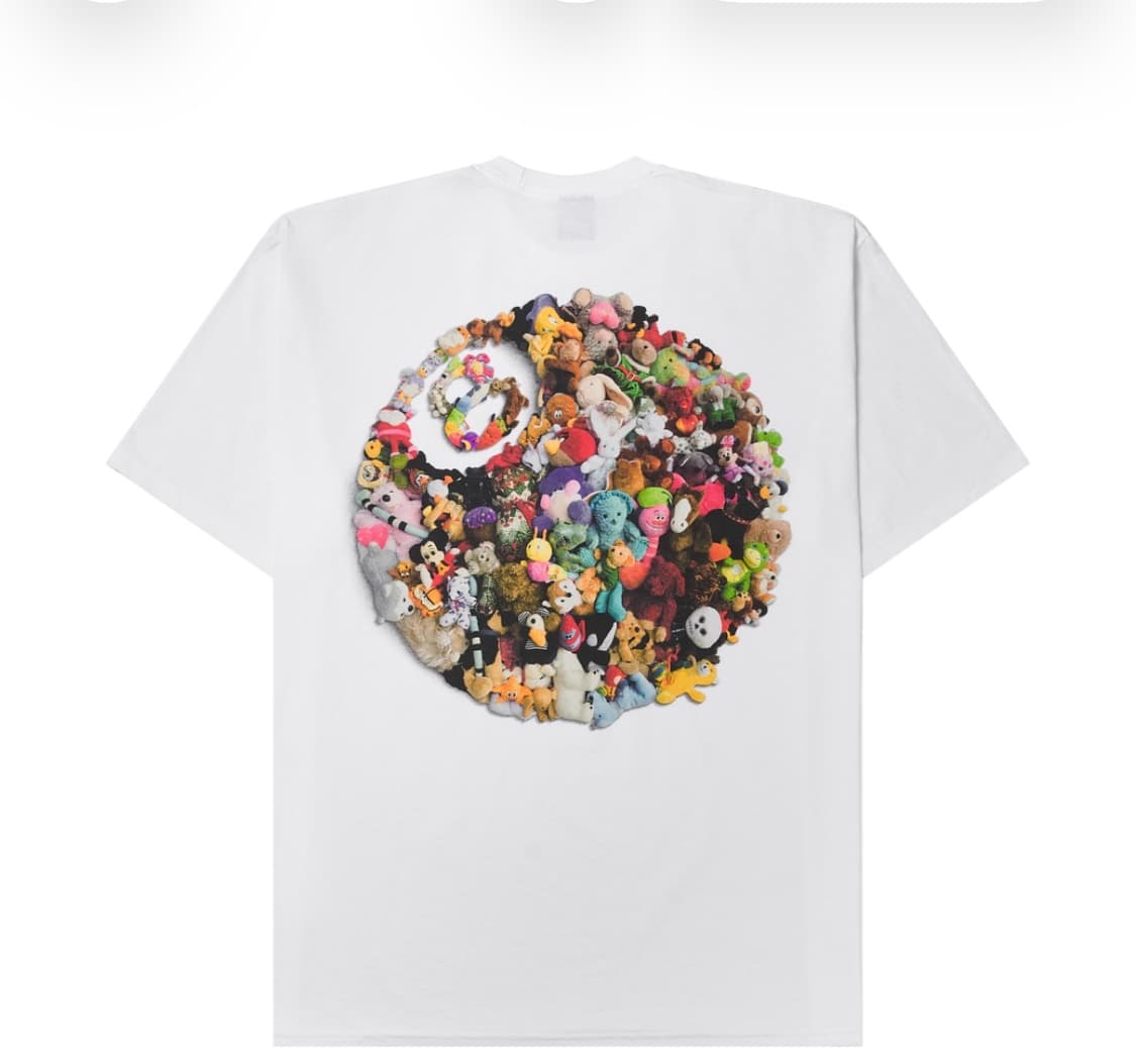 스투시 플러시 티셔츠 화이트 상품이미지1