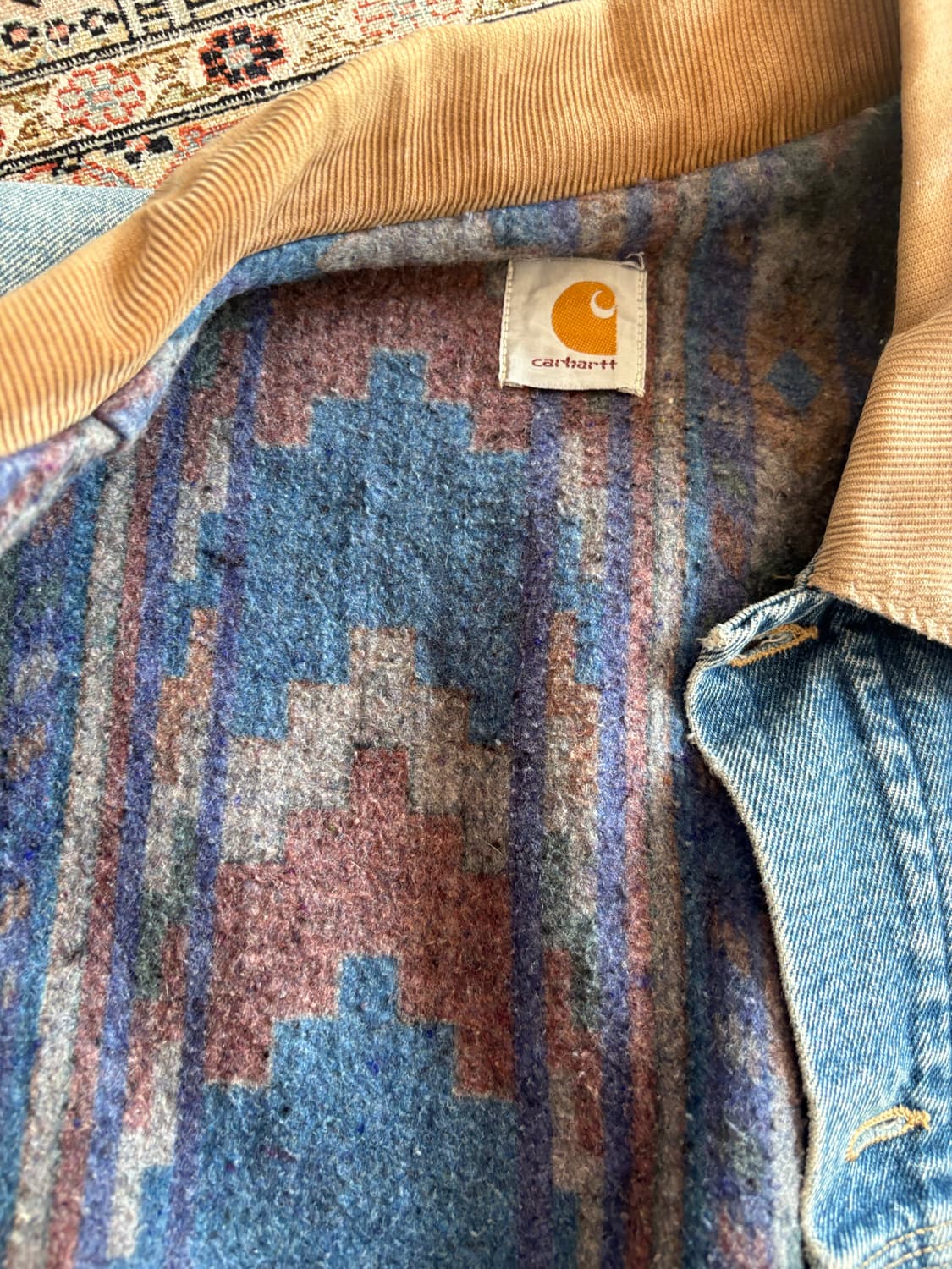 레어 빈티지 칼하트 데님 자켓 상품이미지6