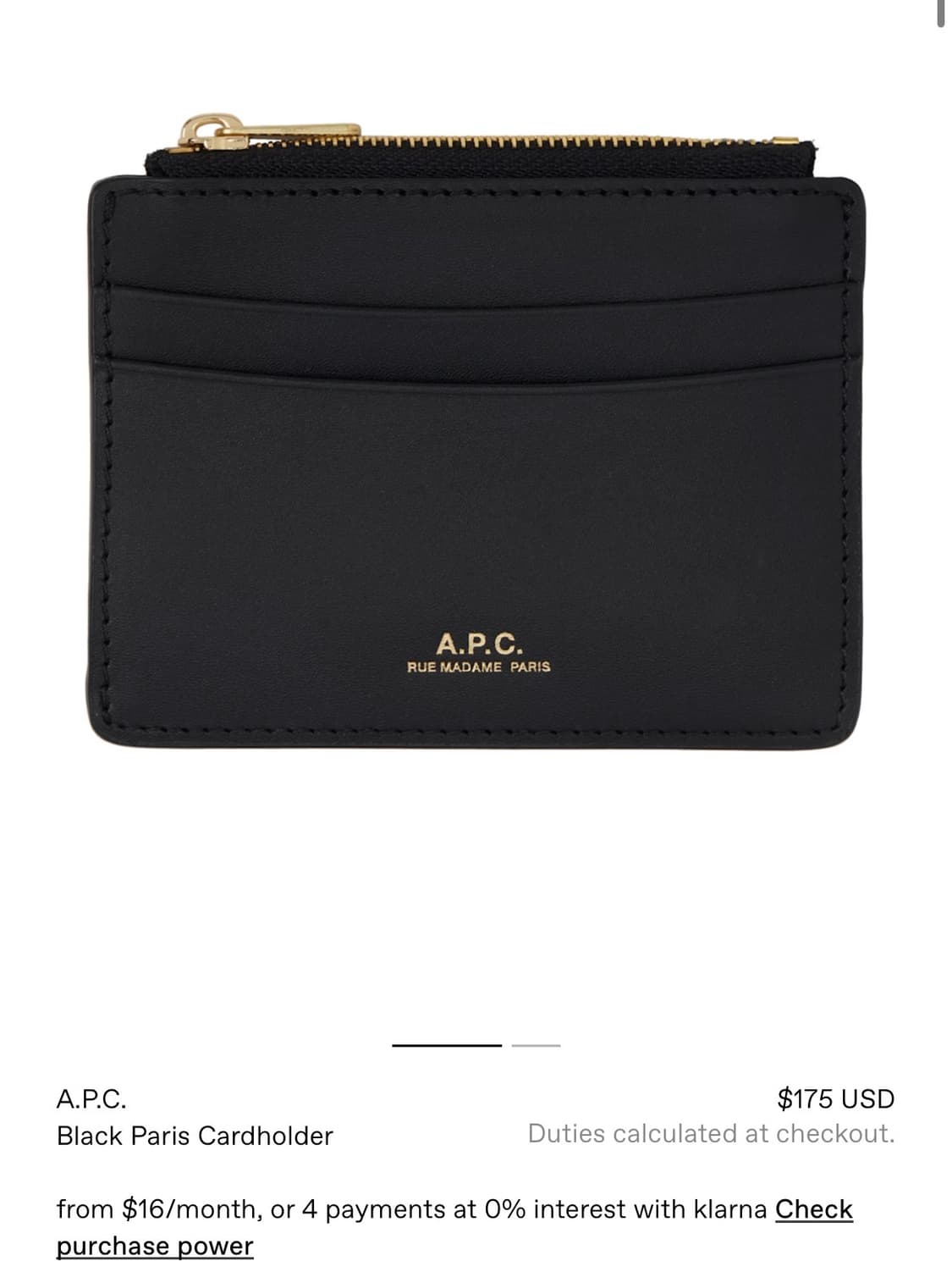 A.P.C. Paris Cardholder 카드지갑 상품이미지4