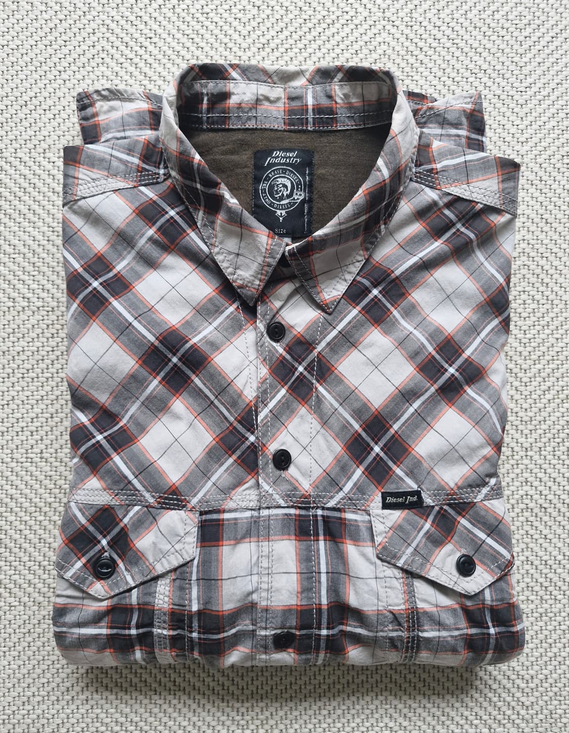 디젤 플레이드 워크셔츠 L  상품이미지2