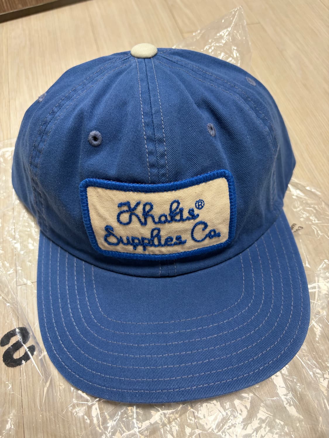 택달린 새상품) 카키스 Unit Trucker cap 트러커캡 블루 상품이미지2