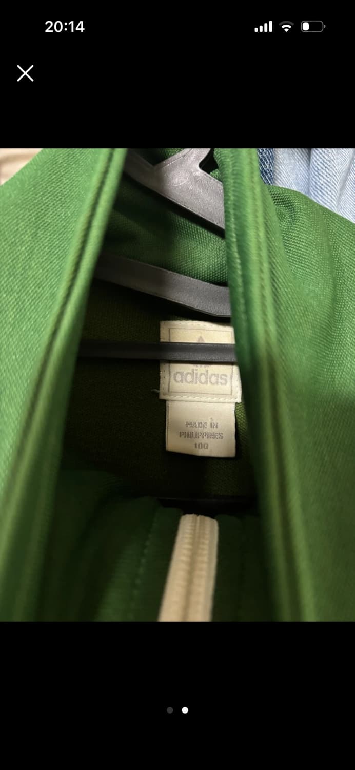 아디다스 불꽃 정품 그린 3선 트랙 자켓 100 상품이미지2