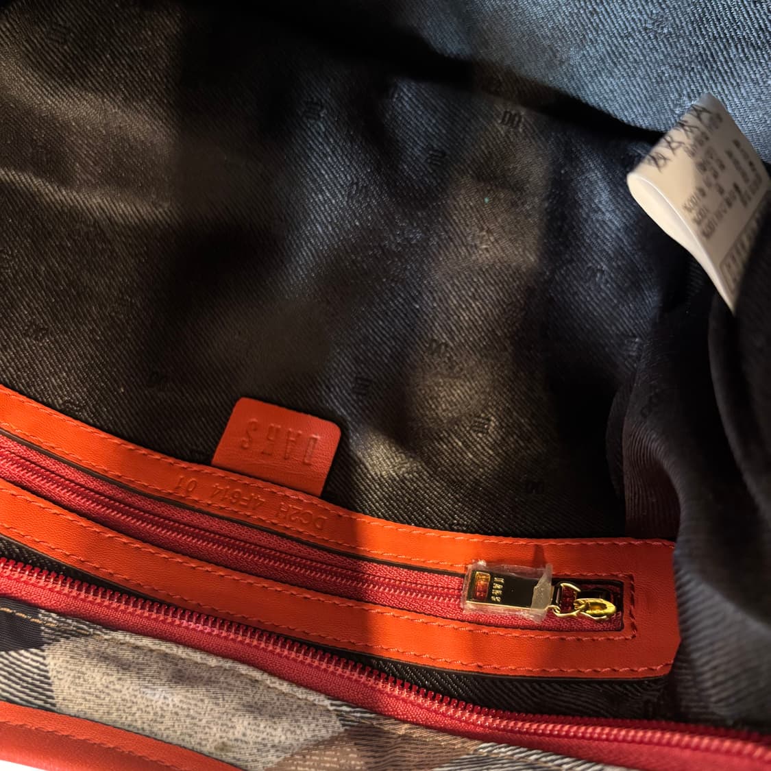 정품 닥스 나일론 체크 호보백    상품이미지10