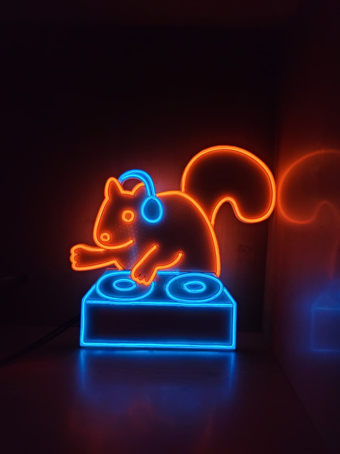 네온사인 다람쥐 dj 램프 상품이미지4