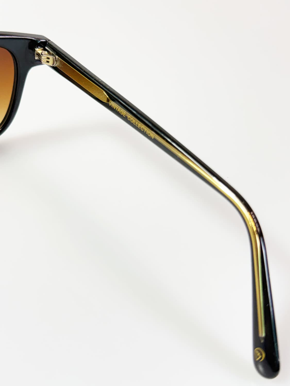CANAAN 블랙 볼드 스퀘어 프레임 빈티지 틴트 선글라스 상품이미지6