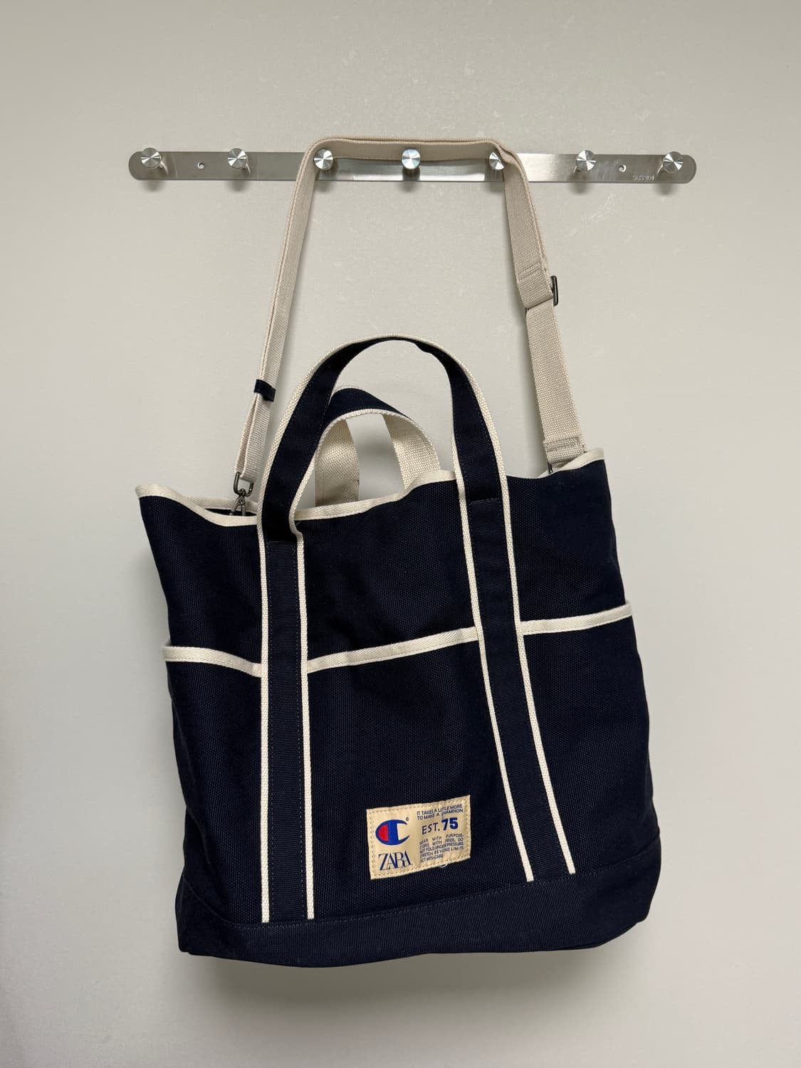 자라x챔피온 패브릭 토트백 상품이미지2