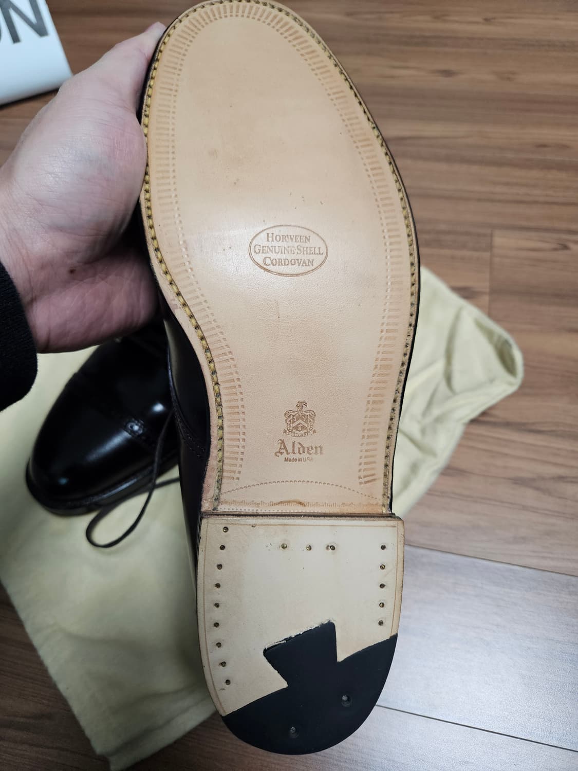 알든 코도반 부츠(jcrew) 버건디 상품이미지2