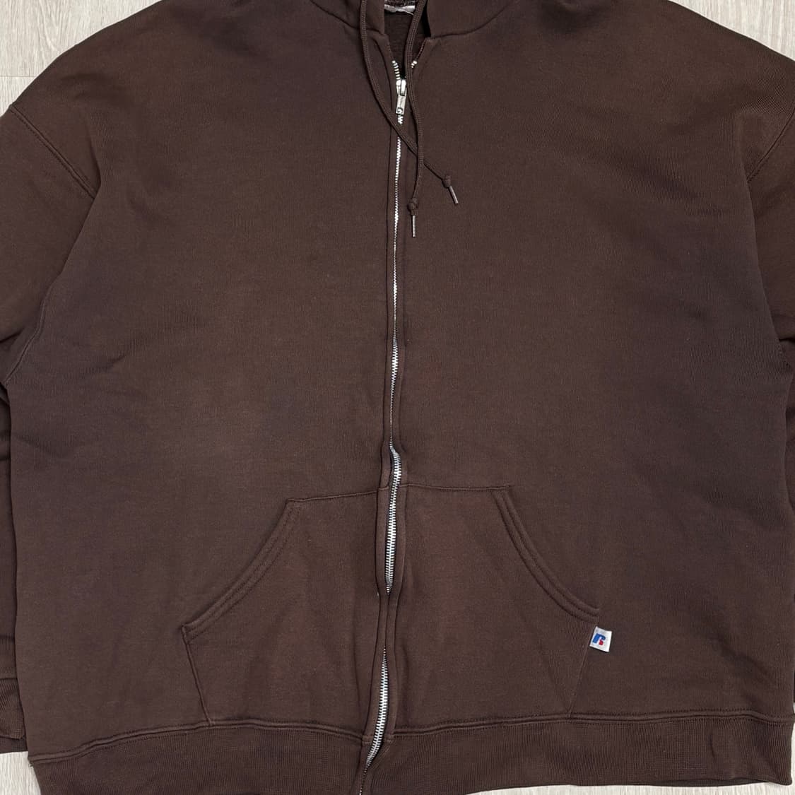 00s 러셀 후드집업 브라운 상품이미지3
