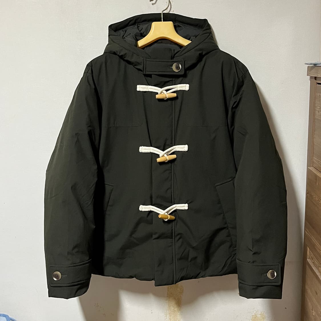 키뮤어 더플 후드 떡볶이 코트 패딩 L 상품이미지2