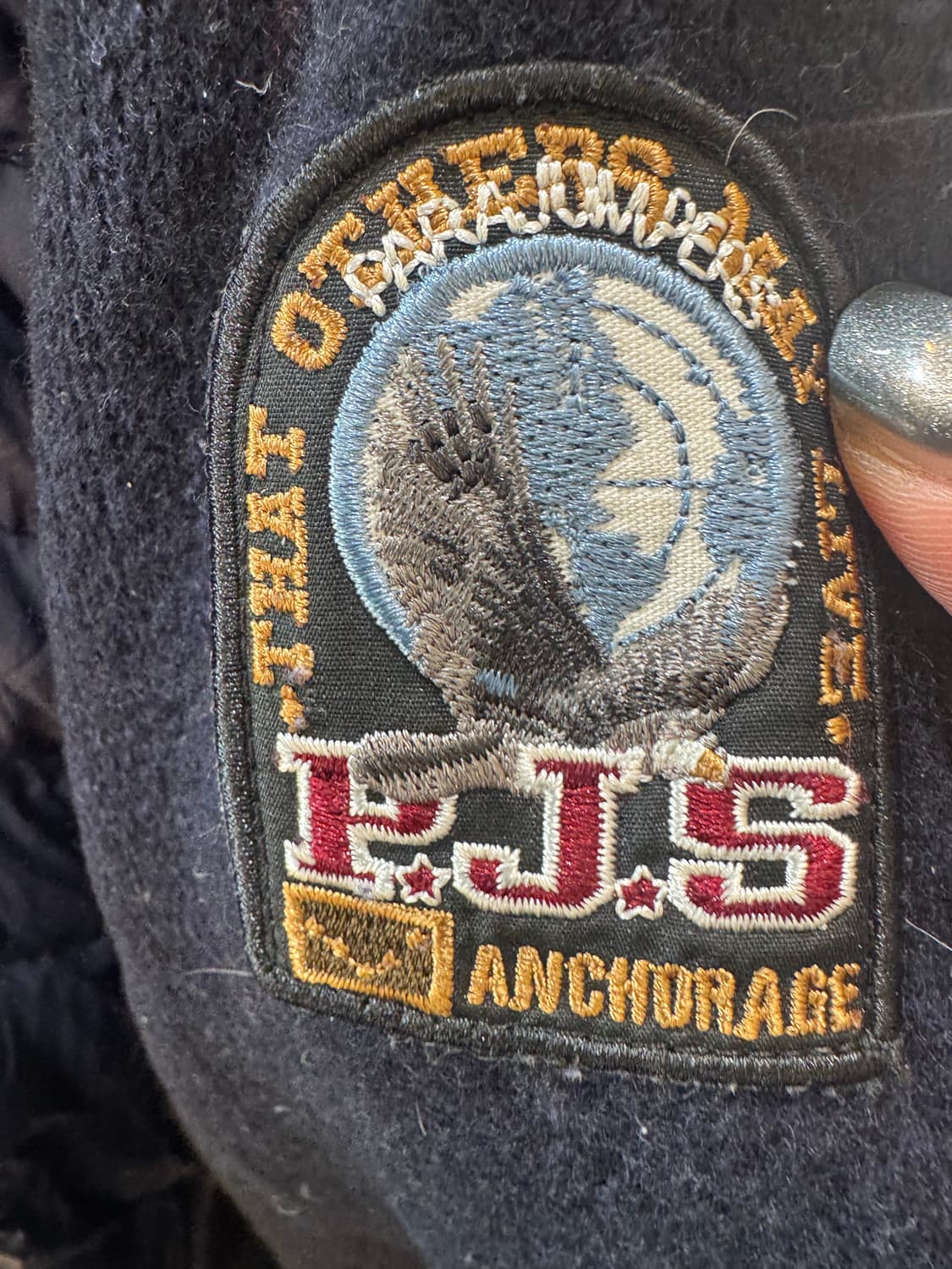 파라점퍼스 여성 니트 패딩 XL 네이비 상품이미지4