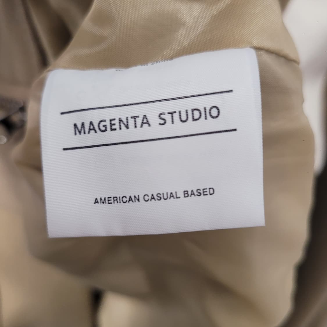 마젠타 스튜디오 바시티 자켓 베이지  상품이미지5